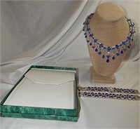 Bracelet Necklace & Watch in Gift Box 925
