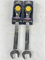 (2) NEW 25mm Reversible Gear Wrench