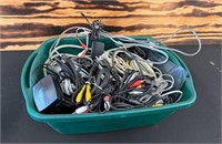 Tub of Ramdom Wires & More