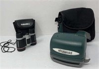 Bushnell Binoculars and Polaroid Camera