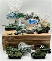 Large Assortment of Toy Plastic Soldiers