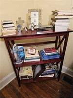 Book Shelf with Inspirational Reads and Decor