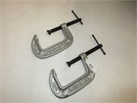 Pair of 3 inch clamps