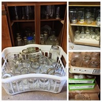 Assorted Canning Jars
