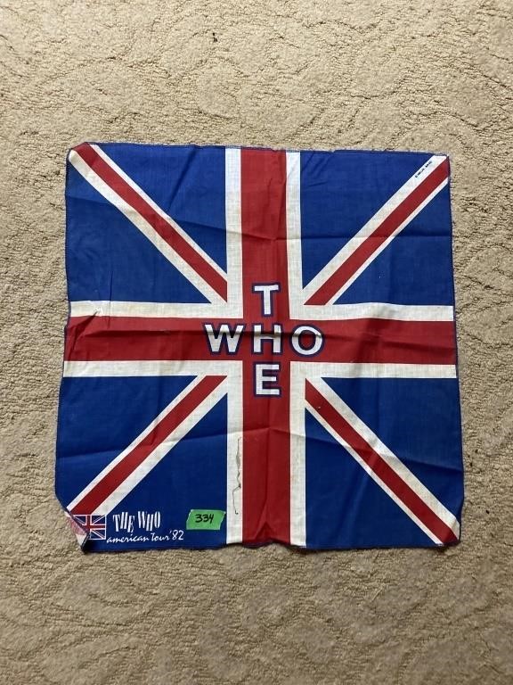 The Who American Tour ‘82 flag