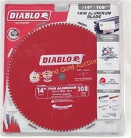 Diablo Thin Aluminum Blade 14" 108 T NIB