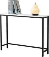 Console Table For Entryway, Faux Marble Mdf Sofa T