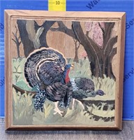 Hand Painted Turkey Plaque