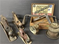 Stanley Planers, Miners Lantern and More