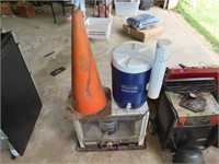 Water Cooler, Cone & Heater Lot