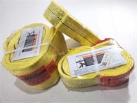 (3) 10' Synthetic Web Safety Slings