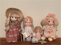 Assortment of Precious Moments Dolls