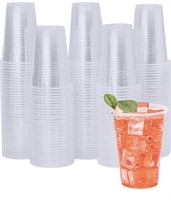 9 oz Disposable Clear Cups, 500 Pack - Cold Drink