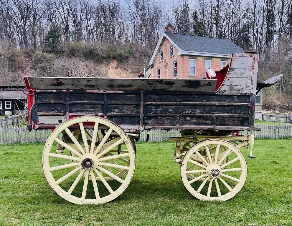 Fulton And Walker Co. Horse Drawn Wagon