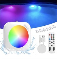 Rechargeable Pool Lights with Remote, Waterproof