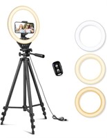 Sensyne 10'' Ring Light with 50'' Extendable