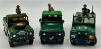 3pc Assorted Britains Land Rover