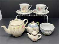 China Pitchers Cups and Saucers