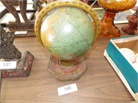 VINTAGE METAL GLOBE SMALL