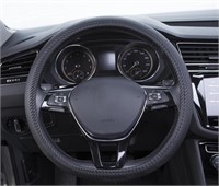 SM3315  Auto Drive Steering Wheel Cover, Leather,