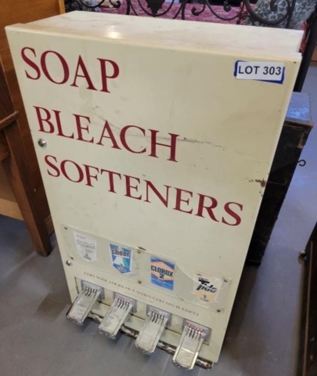 Soap/Bleach/Softeners Dispenser for Laundromat