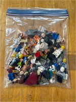 Gallon Ziploc bag with LEGO figures