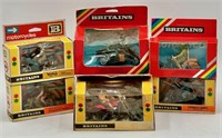 6pc Britains Motorcycles