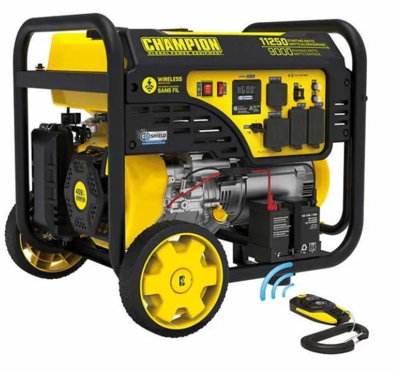 Champion 11,250 Watt Gas Portable Generator with