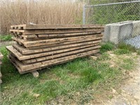 Used Skid Lot Of 5'X8' Heavy Duty Traction Mats