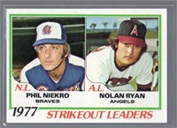 Nolan Ryan & Phil Niekro 1997 Strikeout Leaders