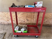Craftsman Shop Cart, Flood Lights, Drill Bits