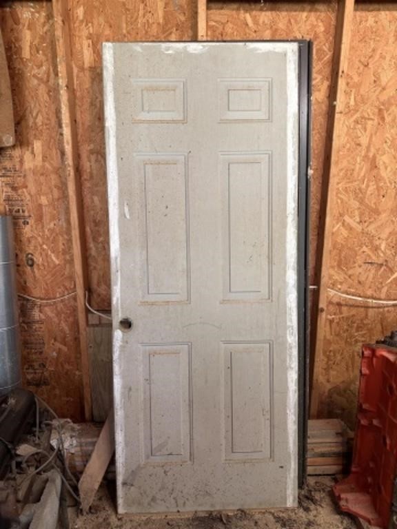 32-in Metal Door and Screen Door