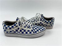Vans Blue Checkered Shoes Men's Size 10