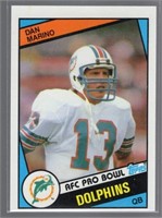 Dan Marino Rookie Card 1984 Topps #123