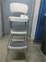 Vintage MCM Stepstool/stool combo