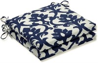Pillow Perfect Damask Indoor/outdoor Square
