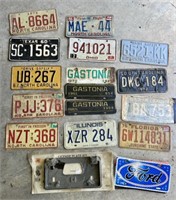 Assortment of Expired State License Plates