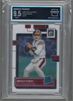 Brock Purdy Rookie Card 2022 Donruss Optic Rated