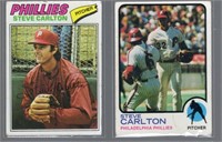 Lot of 2 Steve Carlton Topps Cards 1977 #110