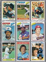 9 Cards of MLB Stars from the 1970's through