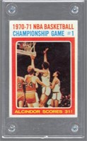 1971 Topps Basketball NBA Playoffs Game #1