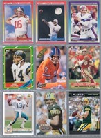 Lot of 9 NFL Quarterback Cards
