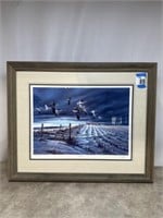Terry Redlin signed open Edition framed print