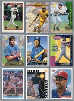 Lot of 9 1990s Baseball Stars. Including an Alex