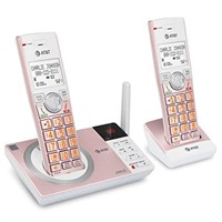 AT&T 2-Handset Cordless Phone for Home with Answer