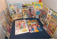 9 Vtg Archie Comic Books- #592-599 & 635