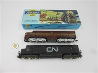 2 trains en métal HO Scale dont celui du CN
