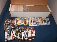 Box of Baseball & Hockey Collector Cards
