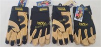 (4) Steiner Iron Flex Size 2XL Work Gloves
