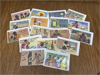 Lot of Black Americana Post Cards (17)